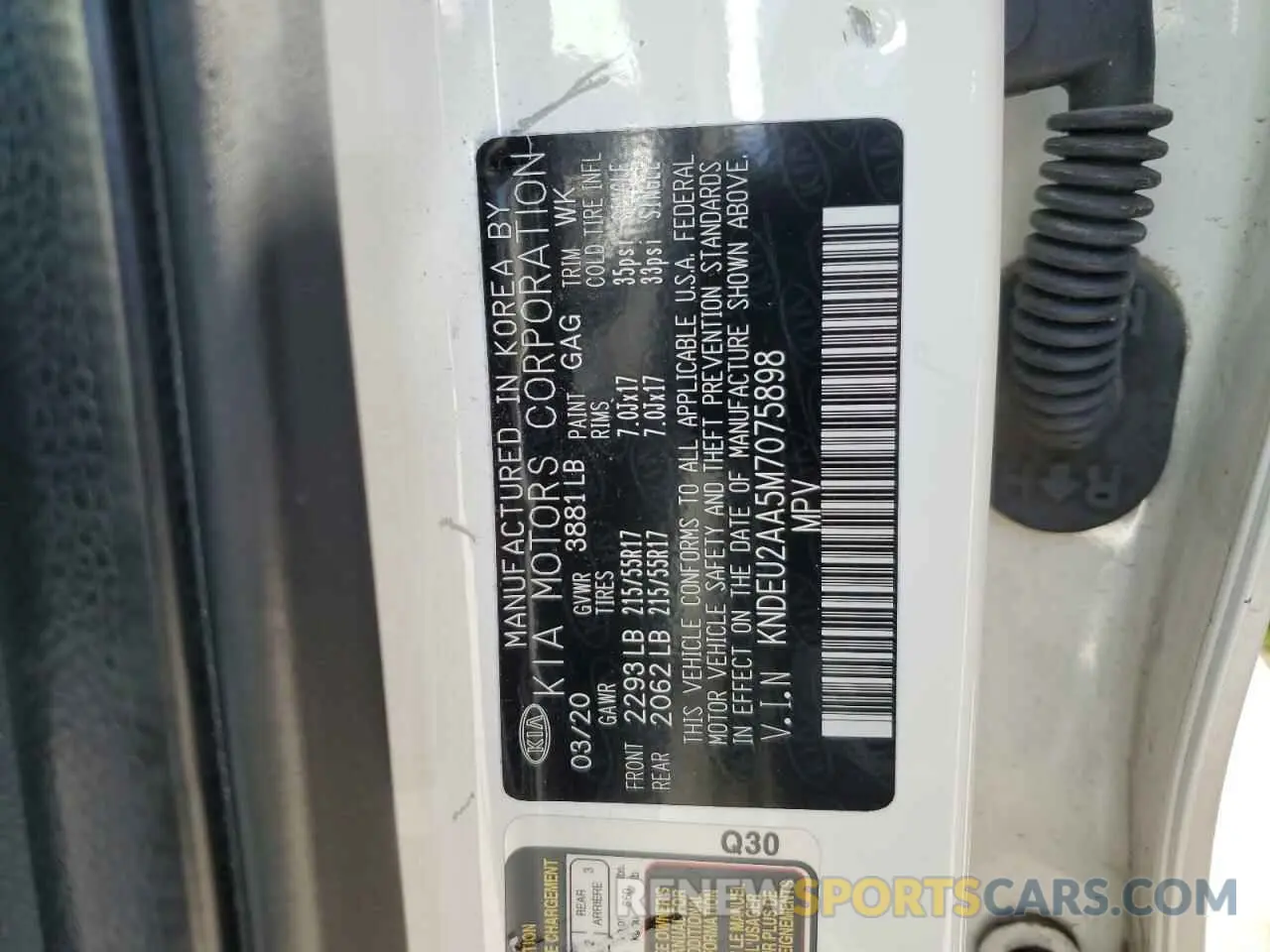 13 Photograph of a damaged car KNDEU2AA5M7075898 KIA SELTOS 2021