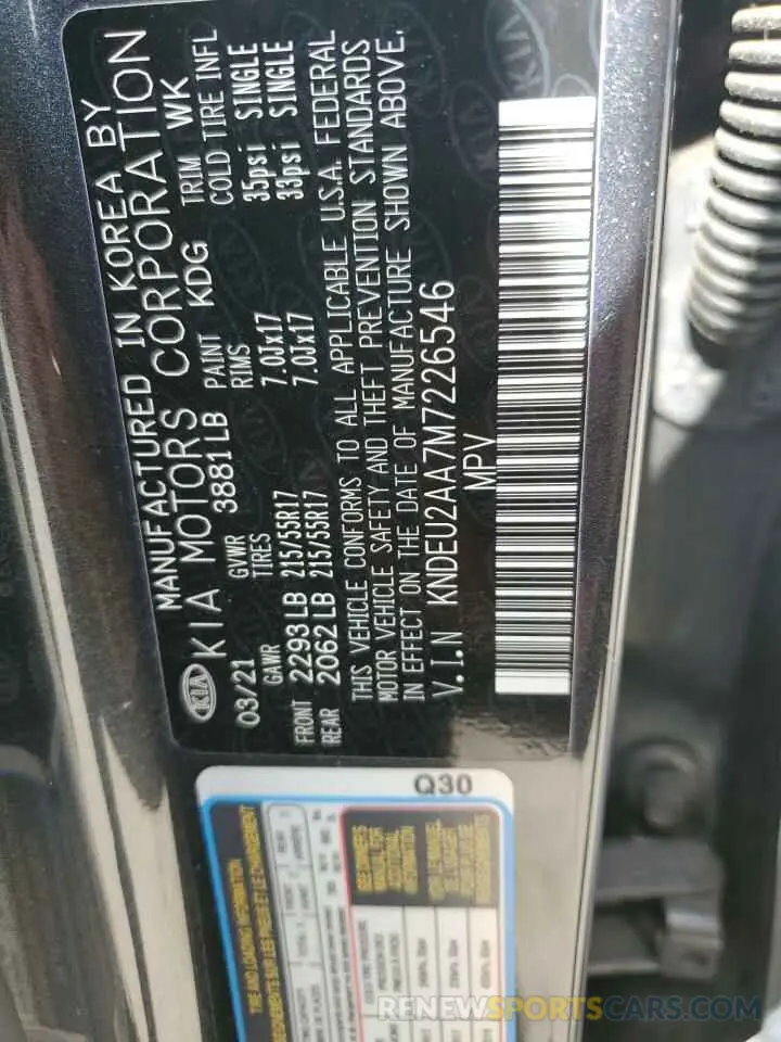 13 Photograph of a damaged car KNDEU2AA7M7226546 KIA SELTOS 2021