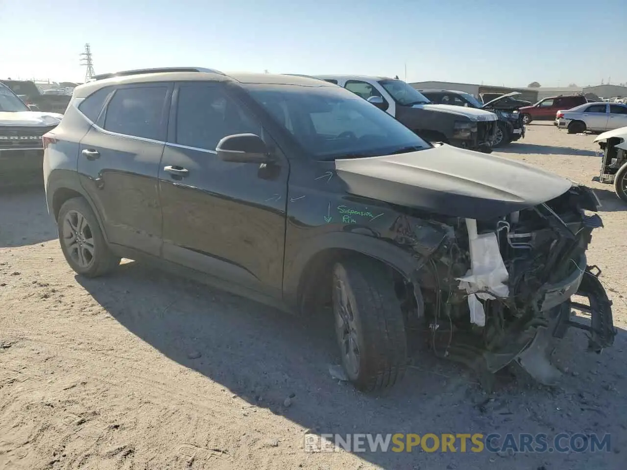 4 Фотография поврежденного автомобиля KNDEU2AA8M7105024 KIA SELTOS 2021