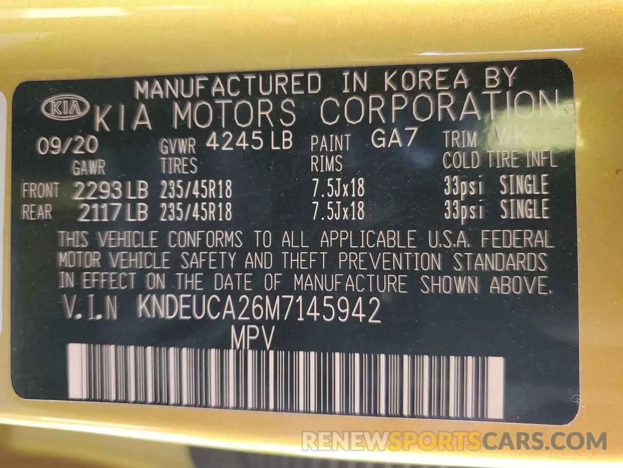 13 Фотография поврежденного автомобиля KNDEUCA26M7145942 KIA SELTOS 2021