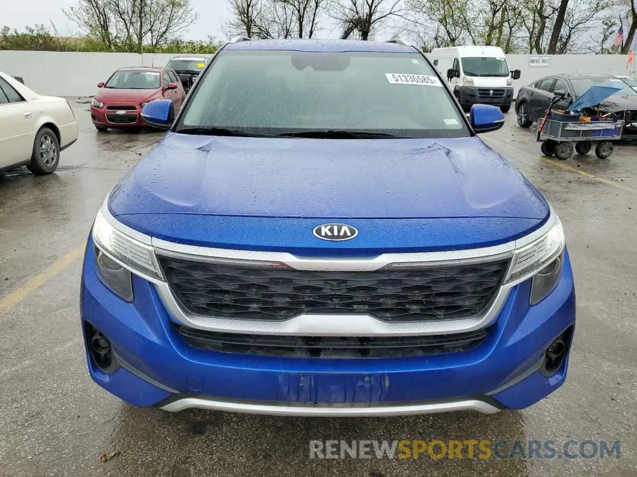 5 Фотография поврежденного автомобиля KNDEUCAA2M7155729 KIA SELTOS 2021