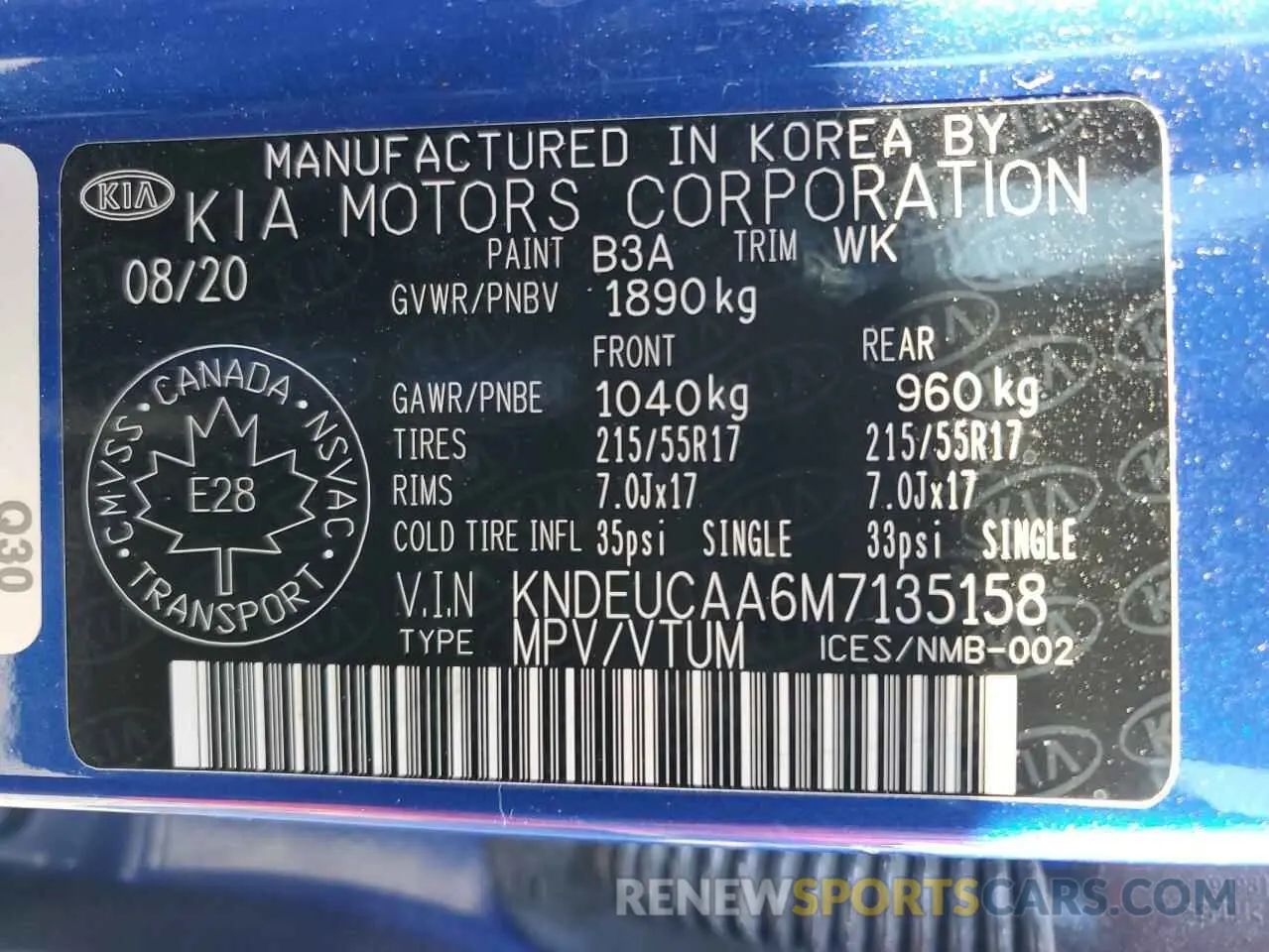 14 Фотография поврежденного автомобиля KNDEUCAA6M7135158 KIA SELTOS 2021