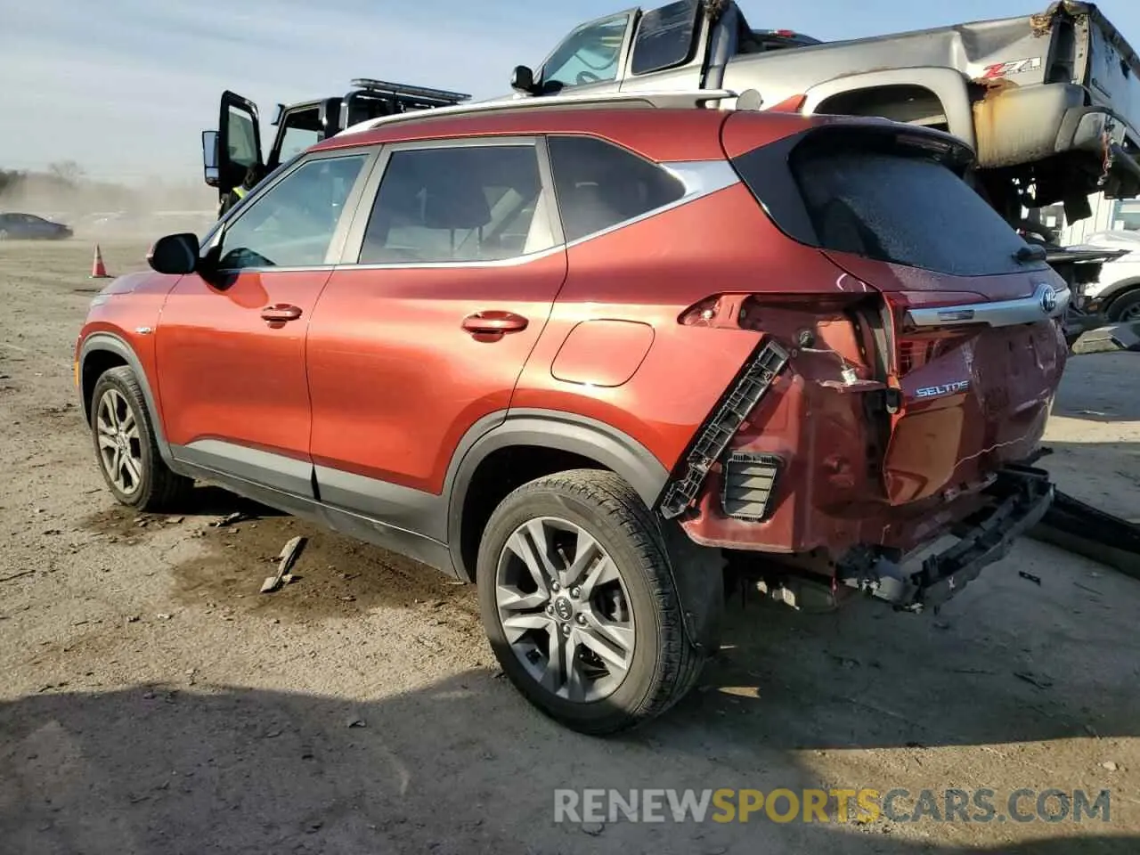 2 Фотография поврежденного автомобиля KNDEUCAA7M7039426 KIA SELTOS 2021
