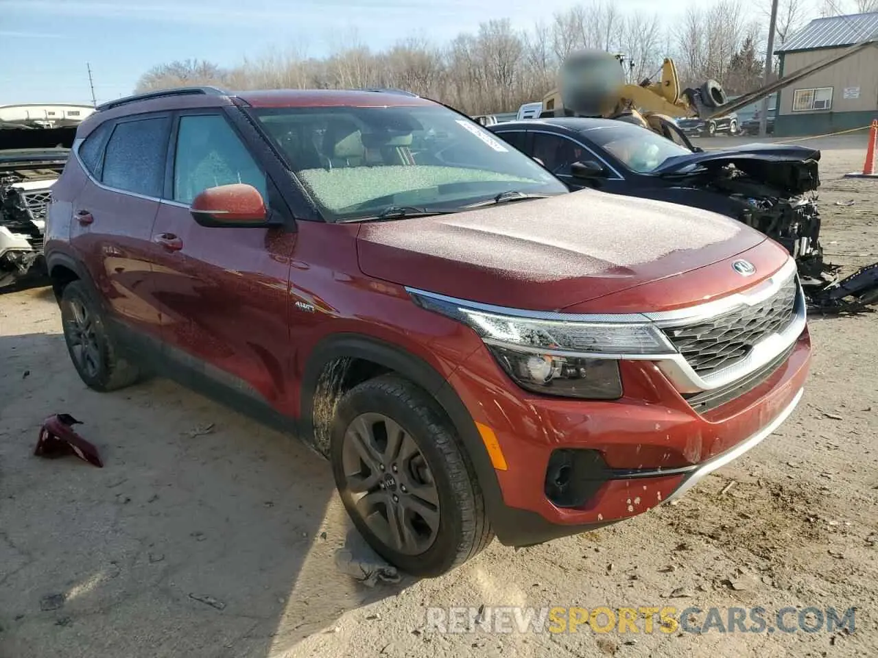 4 Фотография поврежденного автомобиля KNDEUCAA7M7039426 KIA SELTOS 2021