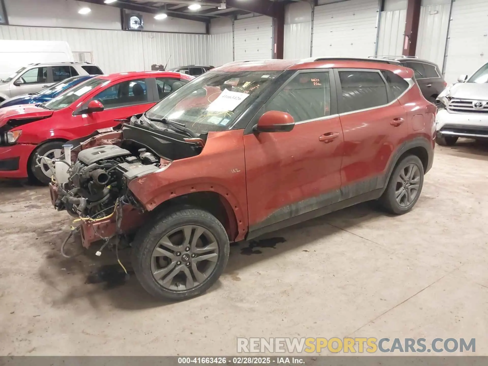 2 Photograph of a damaged car KNDEUCAA7M7138912 KIA SELTOS 2021