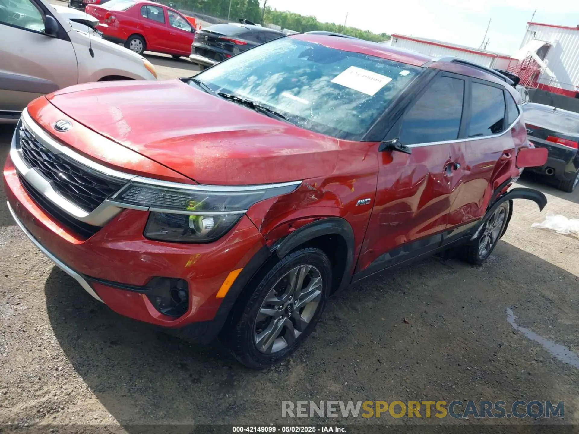 2 Photograph of a damaged car KNDEUCAA7M7205718 KIA SELTOS 2021