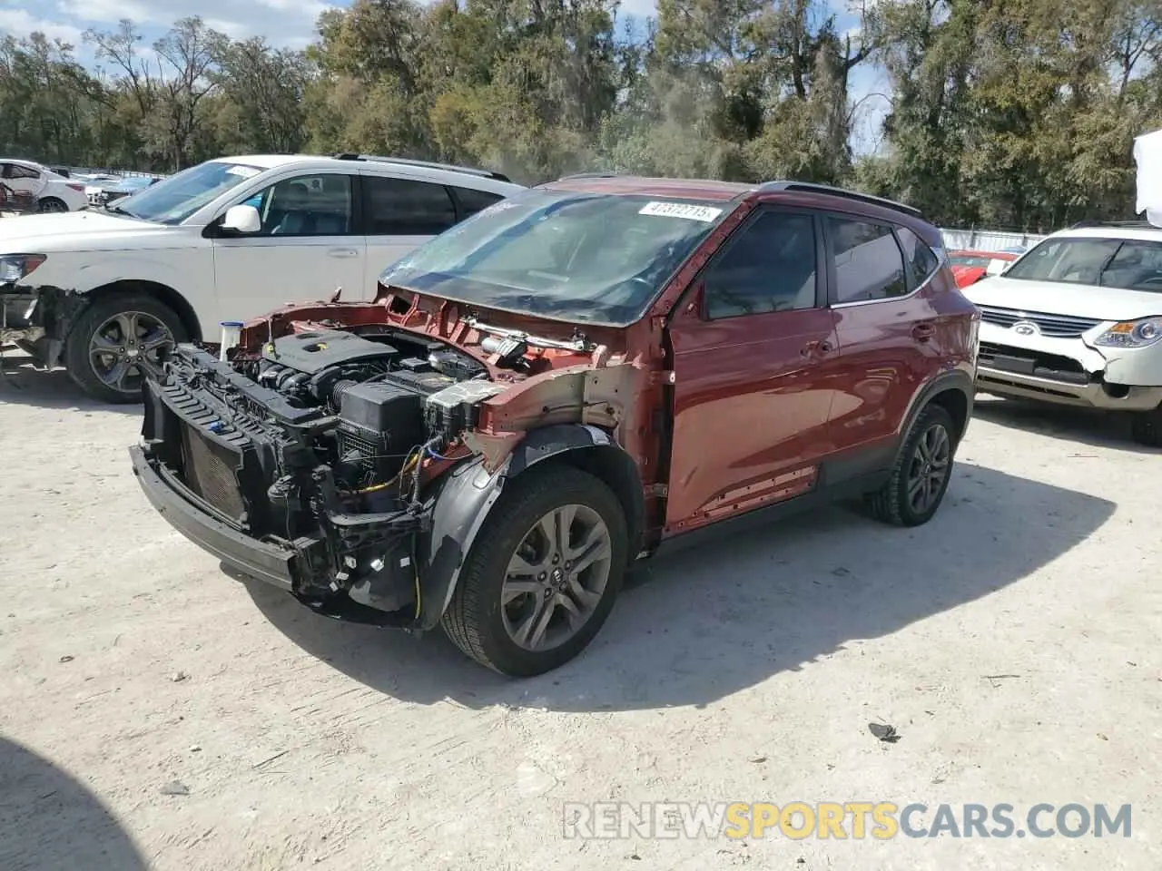 1 Фотография поврежденного автомобиля KNDEUCAA8M7093785 KIA SELTOS 2021