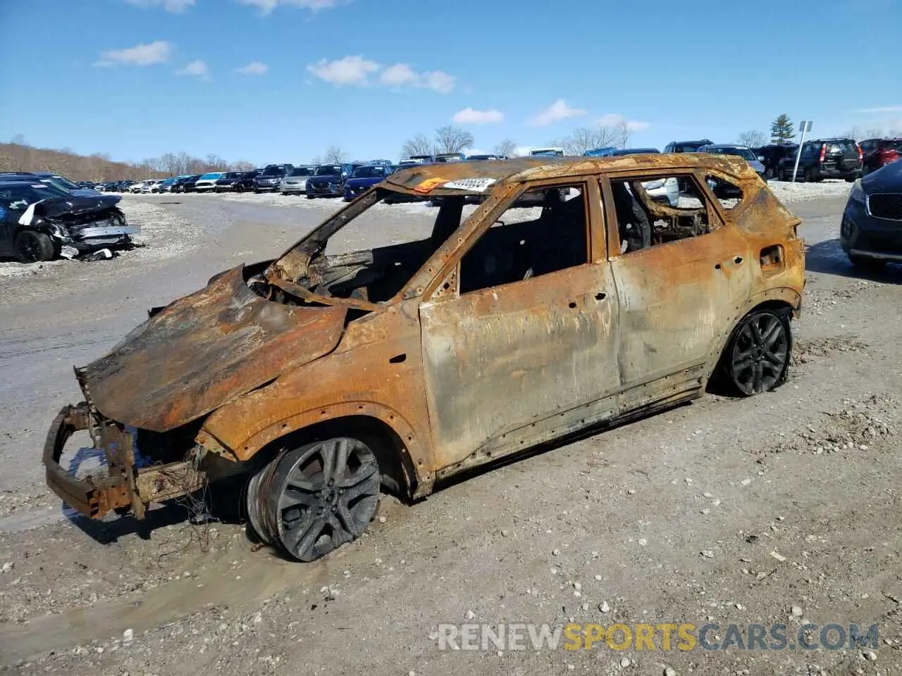 1 Photograph of a damaged car LNDEPCAA5M7045507 KIA SELTOS 2021
