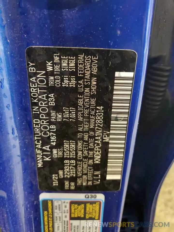 16 Photograph of a damaged car KNDEPCAA1N7288314 KIA SELTOS 2022