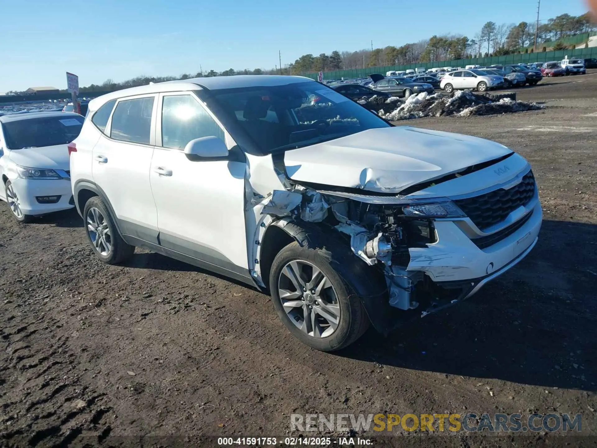 1 Photograph of a damaged car KNDEPCAA8N7316478 KIA SELTOS 2022