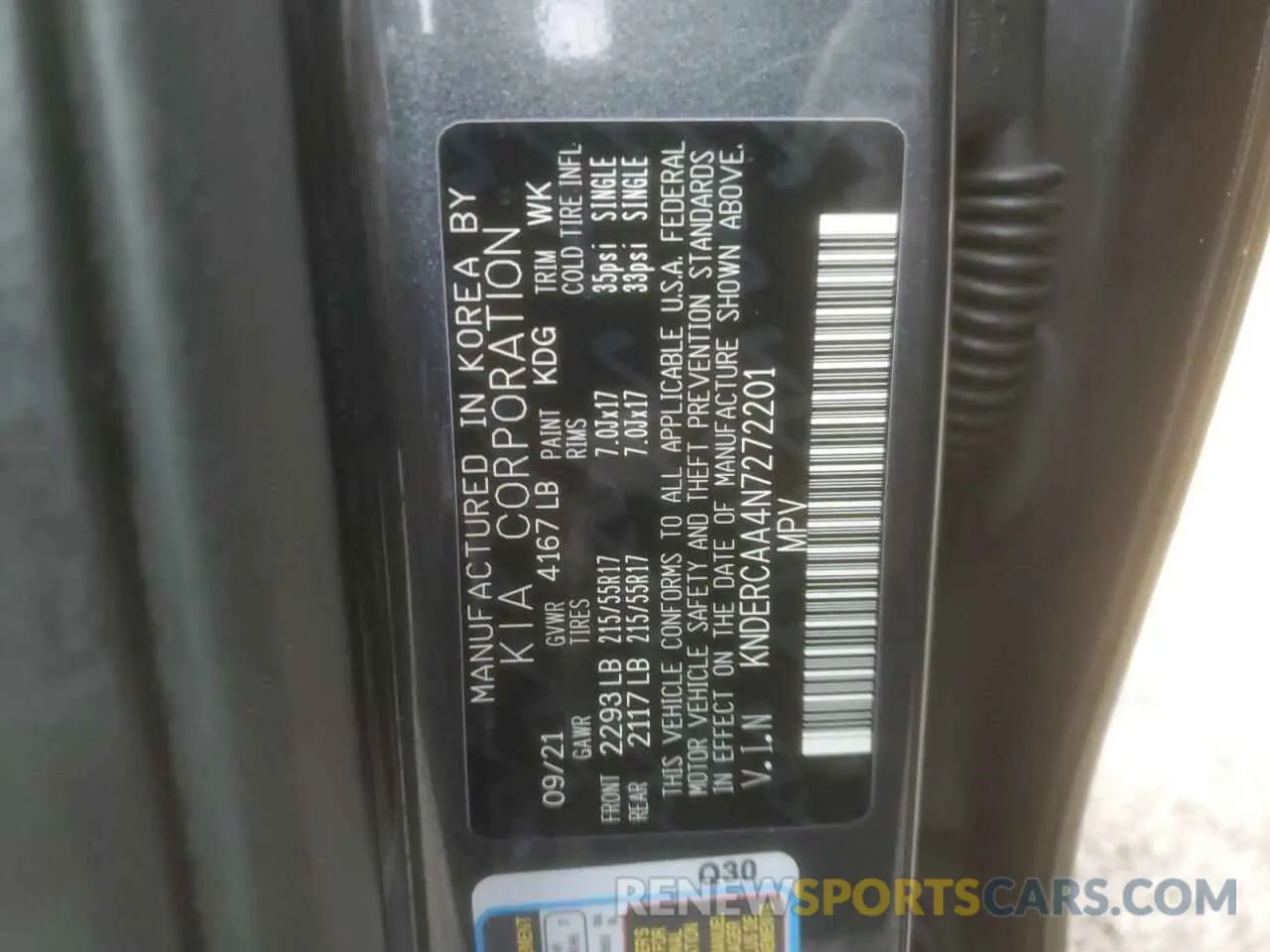 13 Фотография поврежденного автомобиля KNDERCAA4N7272201 KIA SELTOS 2022