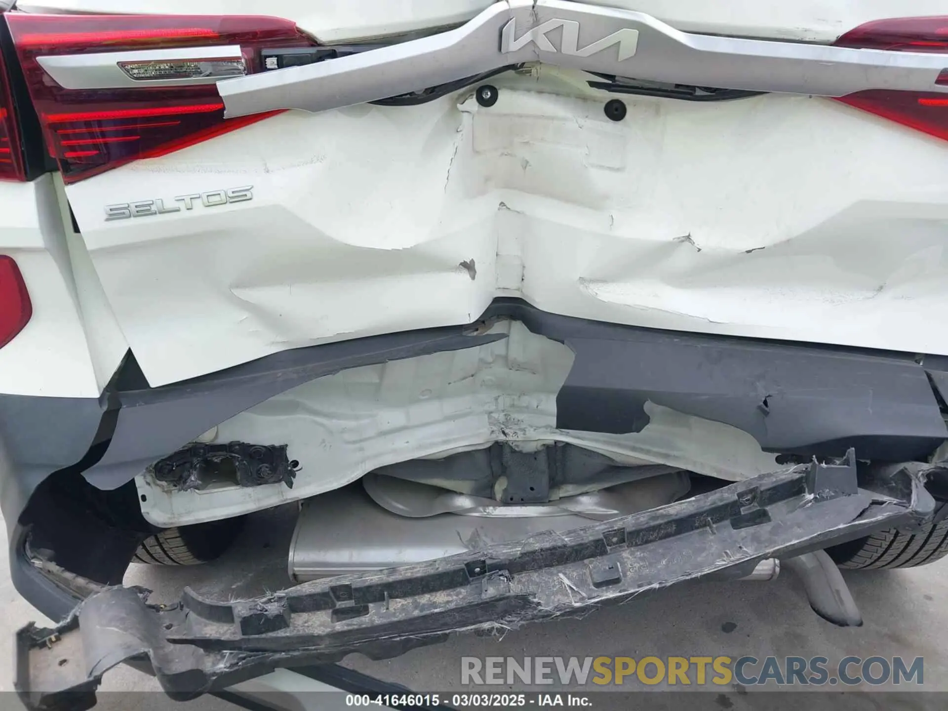 6 Photograph of a damaged car KNDEUCA27N7248501 KIA SELTOS 2022