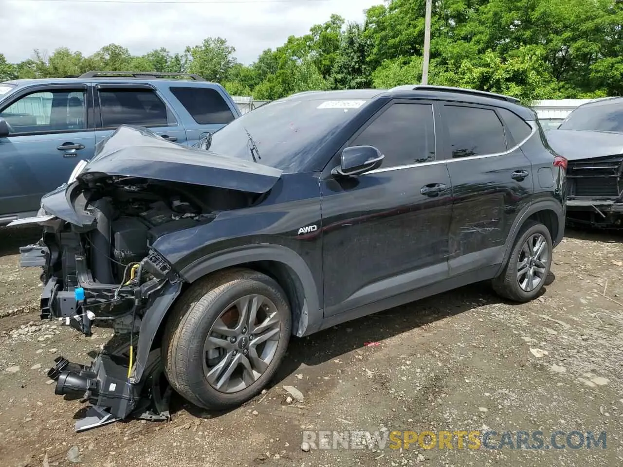 1 Photograph of a damaged car KNDEUCAA3N7295757 KIA SELTOS 2022
