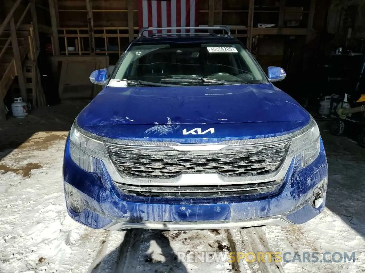 5 Photograph of a damaged car KNDEUCAA8N7307708 KIA SELTOS 2022