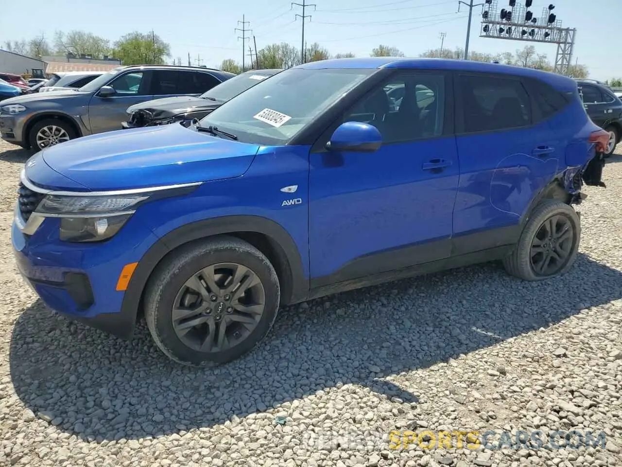 1 Photograph of a damaged car KNDEPCAA2P7452124 KIA SELTOS 2023