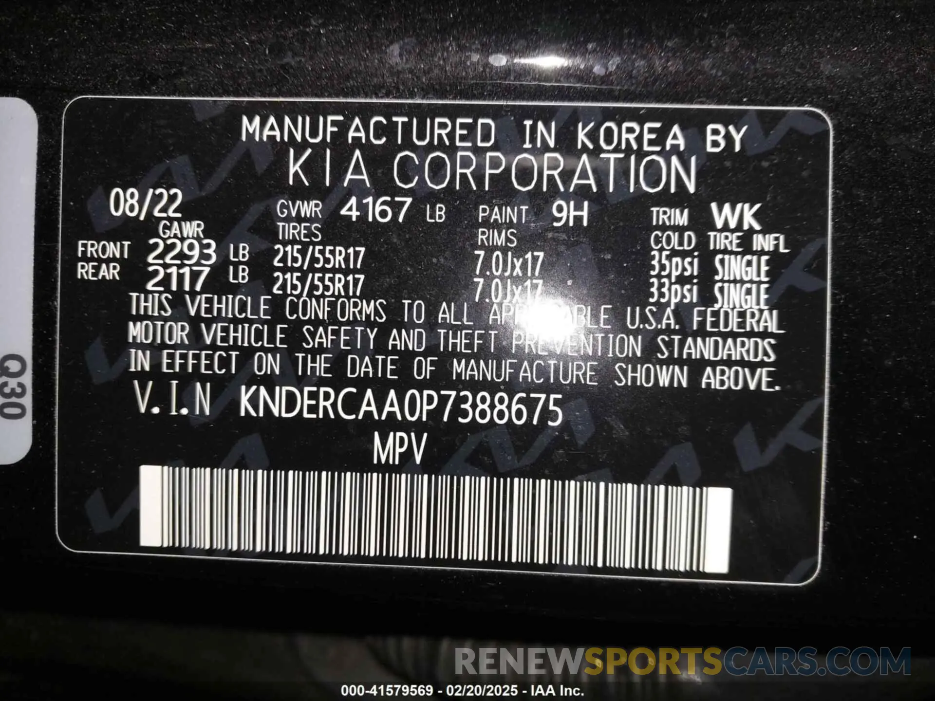 9 Фотография поврежденного автомобиля KNDERCAA0P7388675 KIA SELTOS 2023