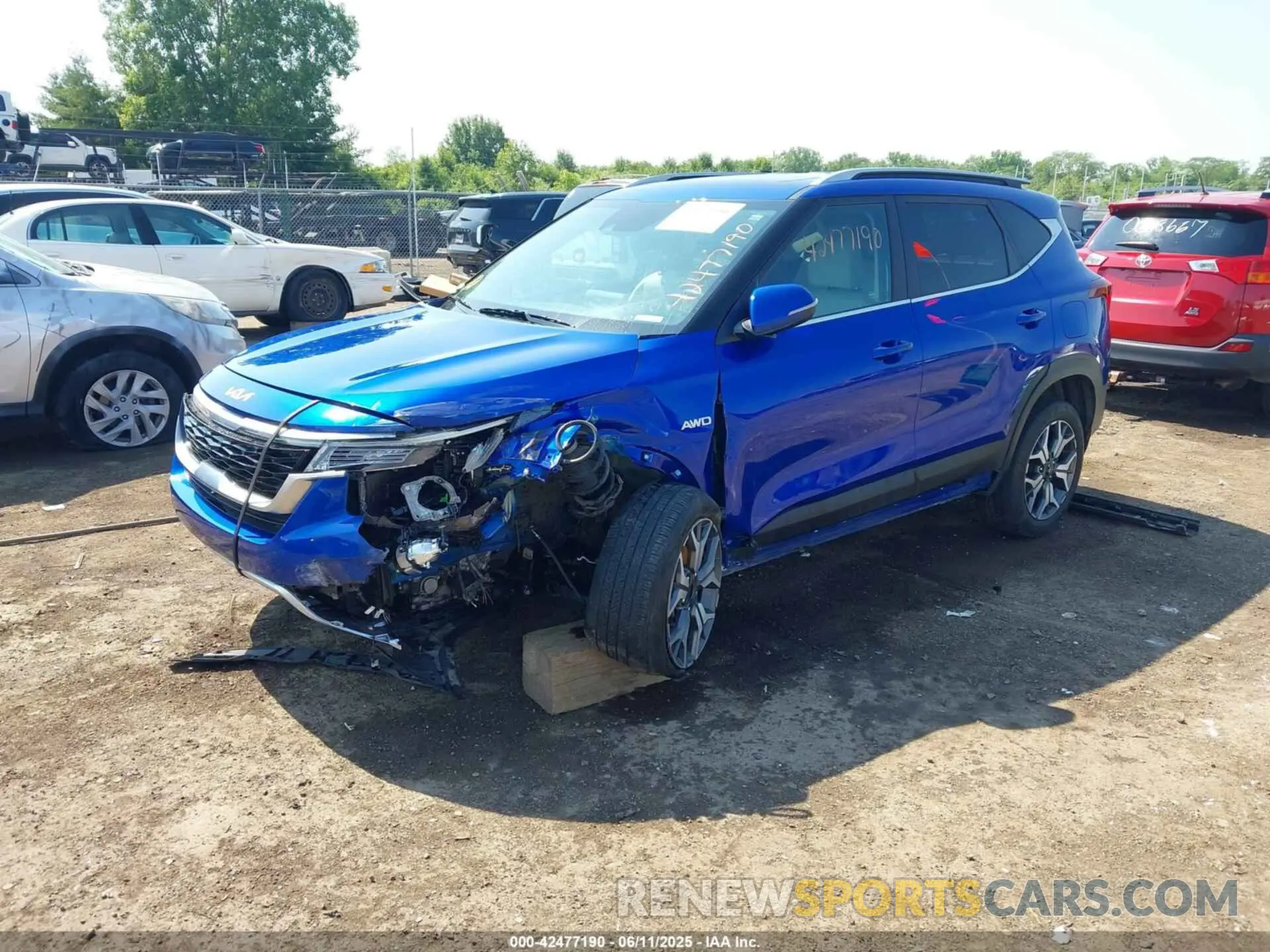 2 Фотография поврежденного автомобиля KNDERCAA2P7467359 KIA SELTOS 2023