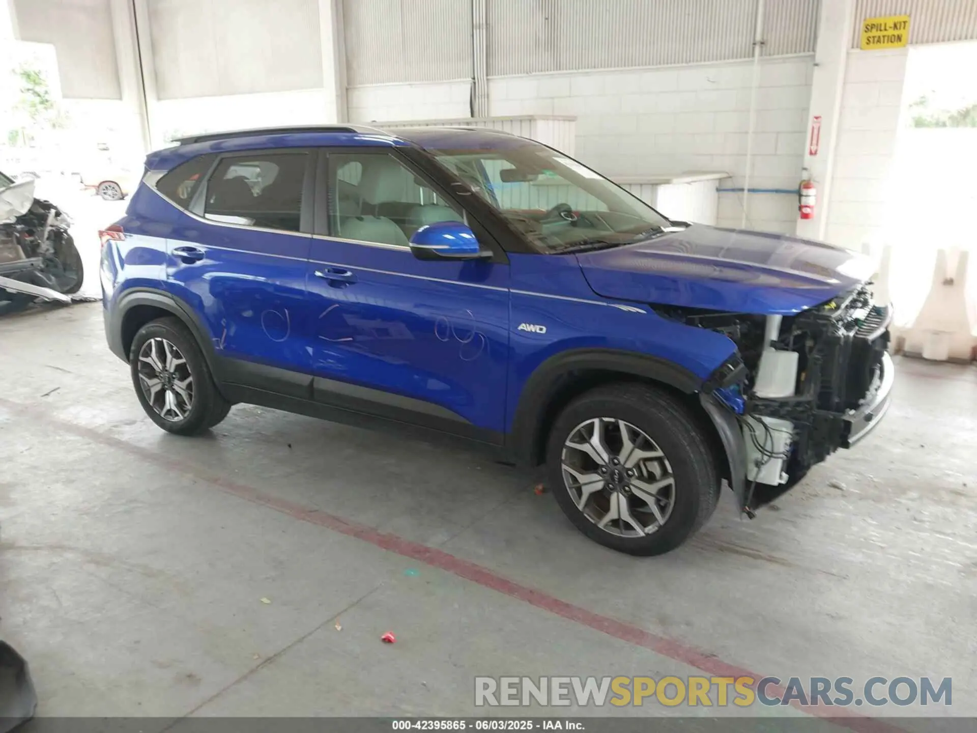 1 Photograph of a damaged car KNDERCAA8P7377505 KIA SELTOS 2023