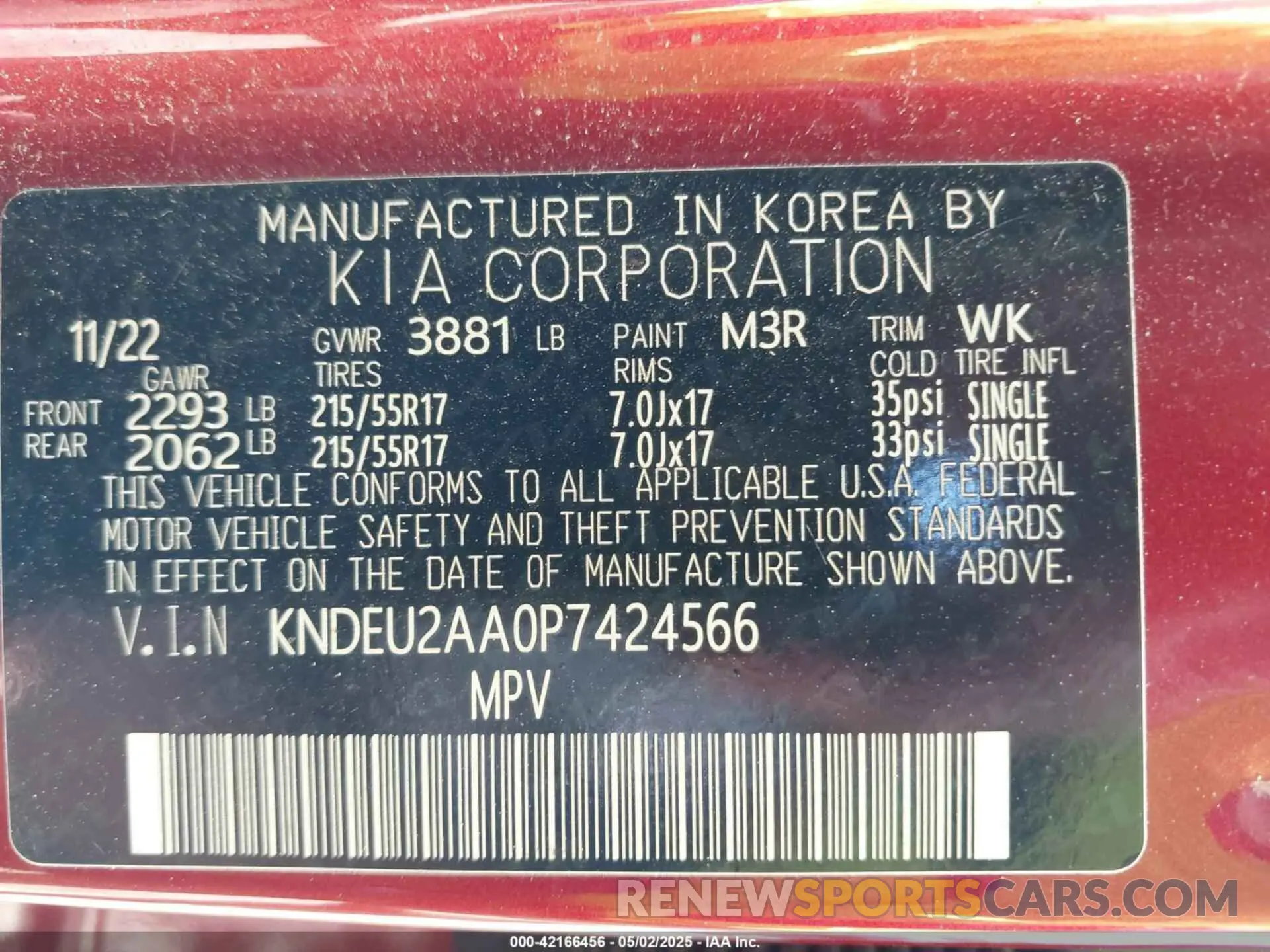 9 Фотография поврежденного автомобиля KNDEU2AA0P7424566 KIA SELTOS 2023