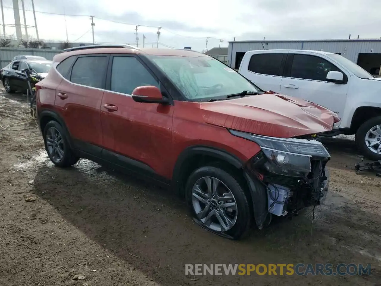 4 Фотография поврежденного автомобиля KNDEU2AA1P7393926 KIA SELTOS 2023