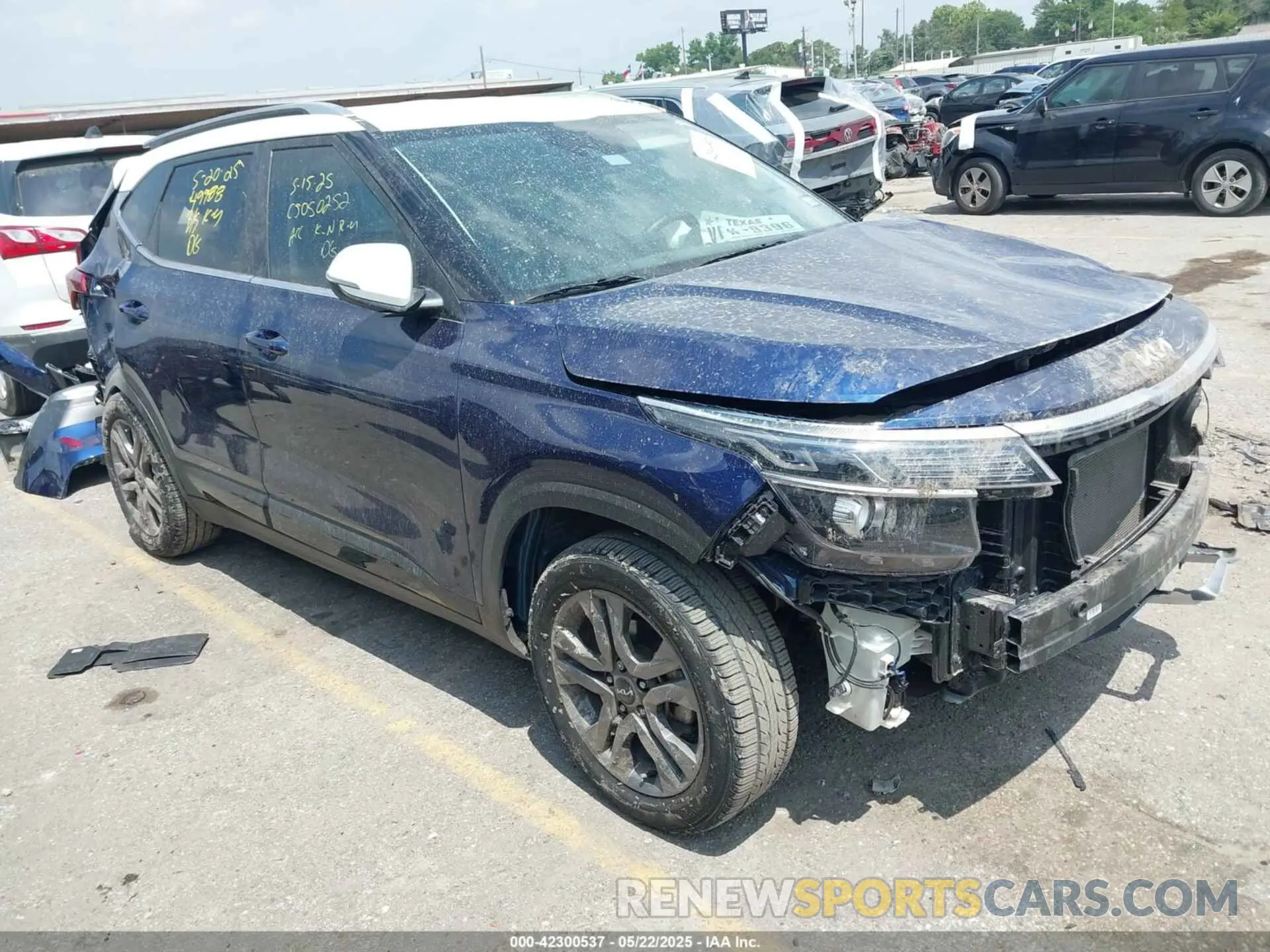 1 Photograph of a damaged car KNDEU2AA3P7397279 KIA SELTOS 2023