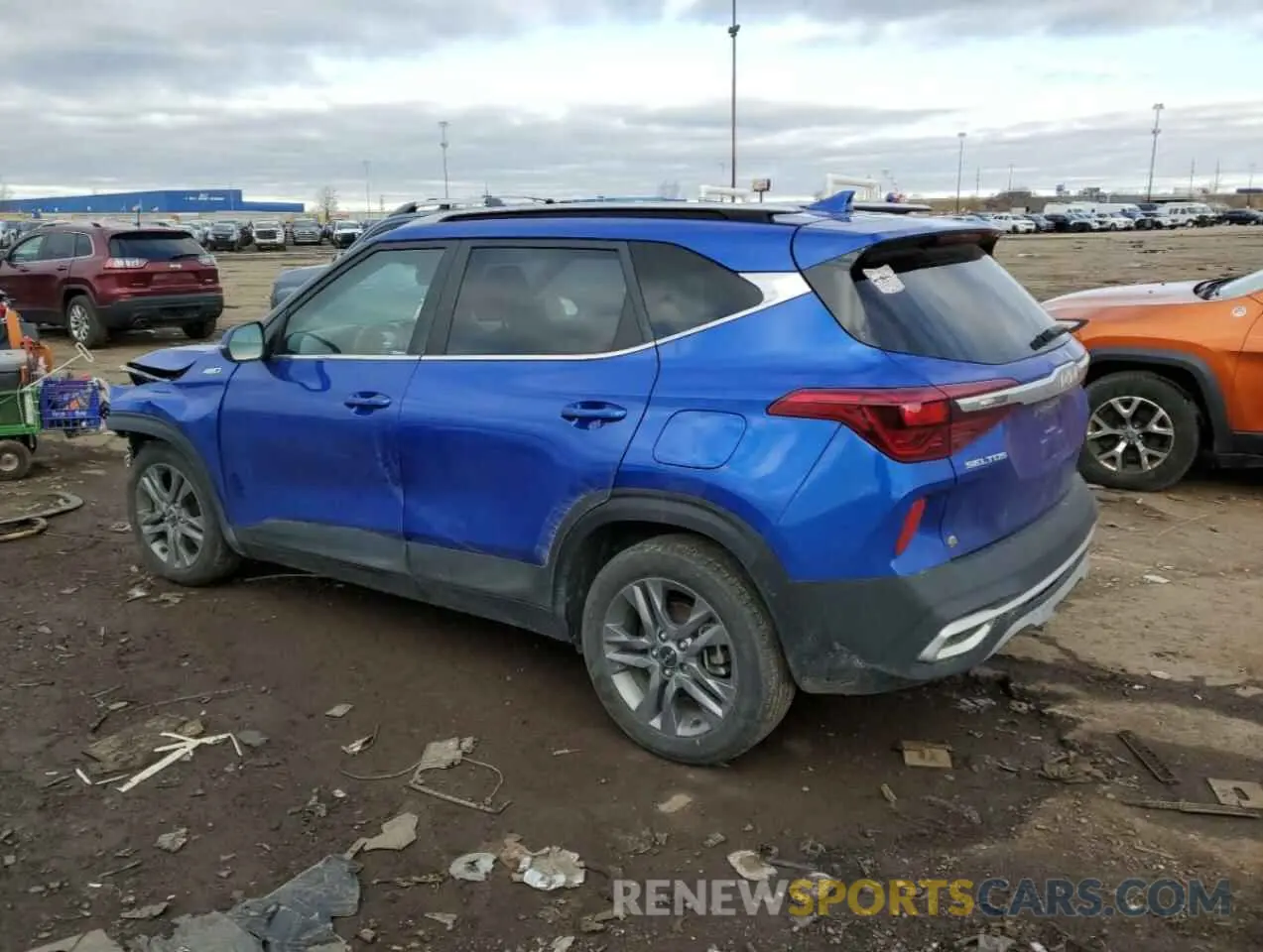 2 Photograph of a damaged car KNDEUCAA4P7441392 KIA SELTOS 2023