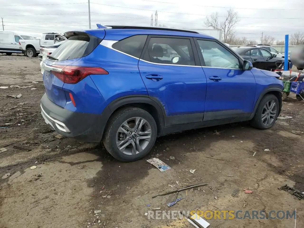 3 Photograph of a damaged car KNDEUCAA4P7441392 KIA SELTOS 2023