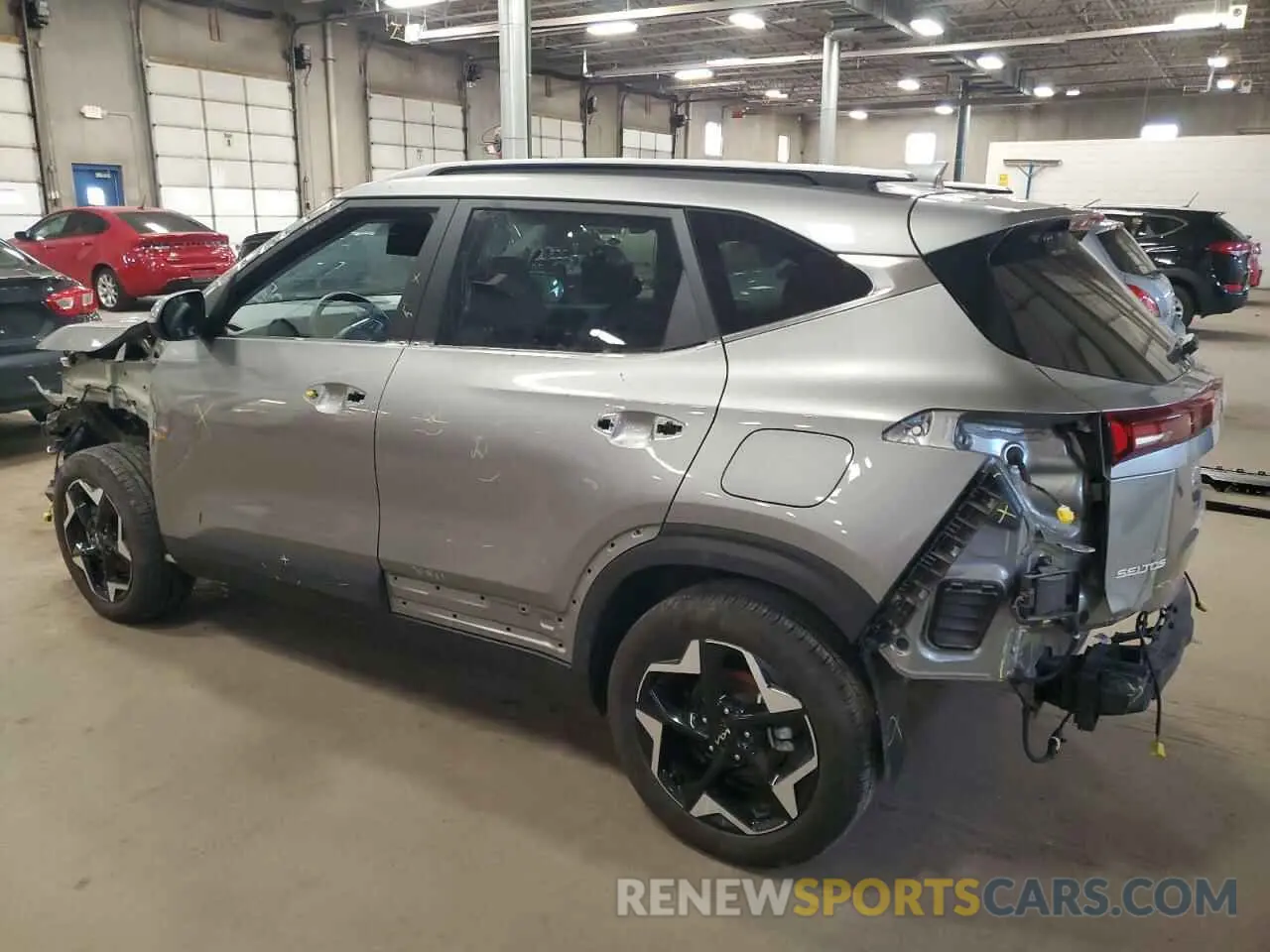2 Photograph of a damaged car KNDER2AA0R7581163 KIA SELTOS 2024