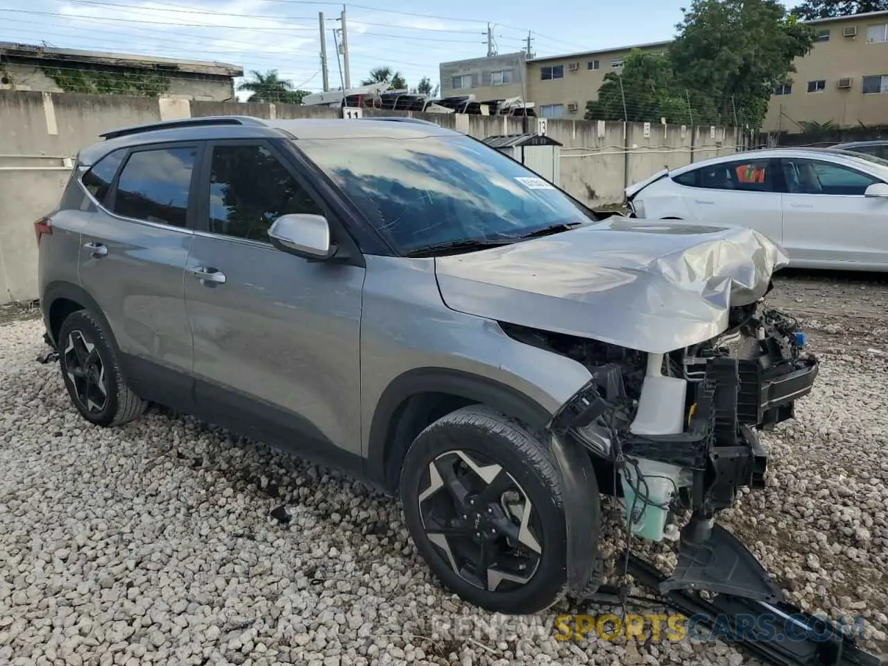 4 Фотография поврежденного автомобиля KNDER2AA1R7563528 KIA SELTOS 2024