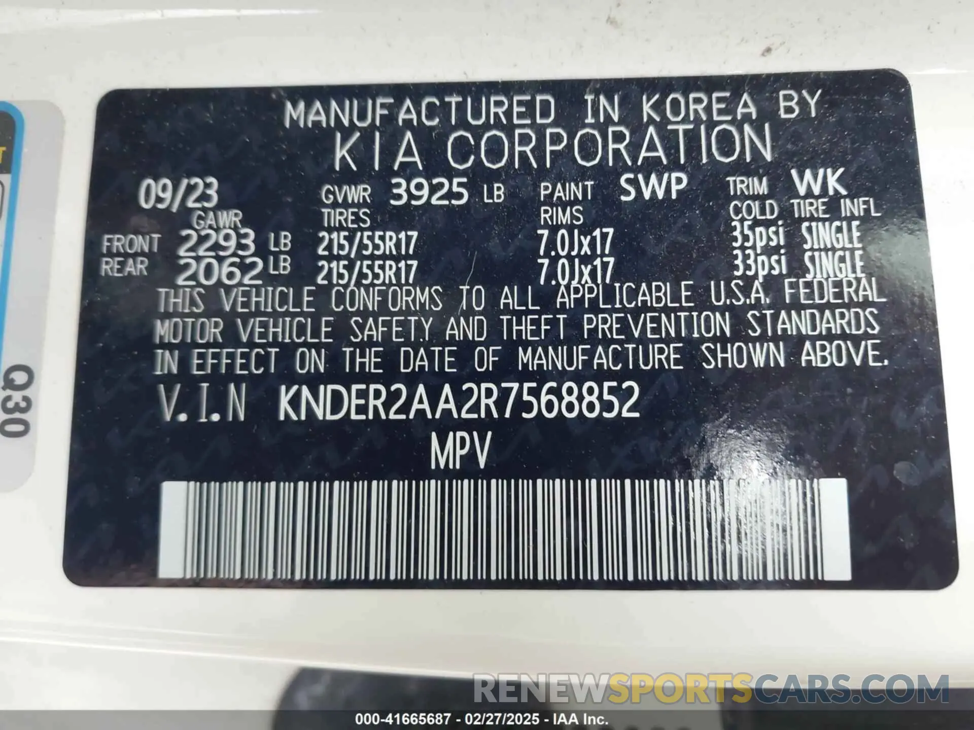 9 Фотография поврежденного автомобиля KNDER2AA2R7568852 KIA SELTOS 2024