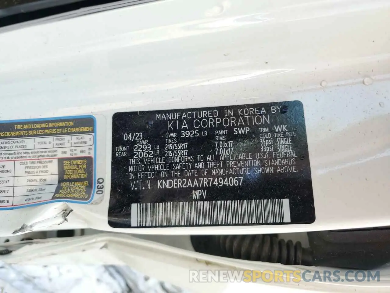 14 Фотография поврежденного автомобиля KNDER2AA7R7494067 KIA SELTOS 2024
