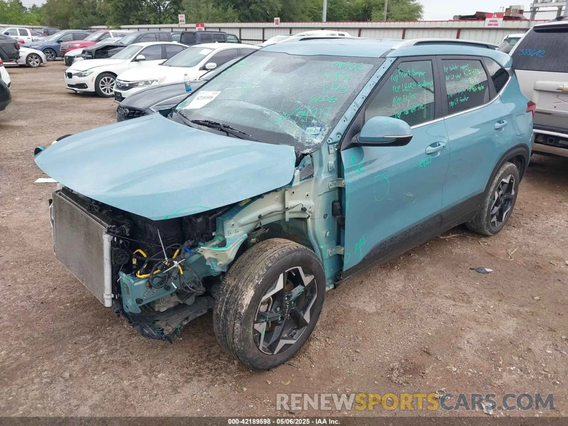 2 Photograph of a damaged car KNDER2AA9R7481398 KIA SELTOS 2024
