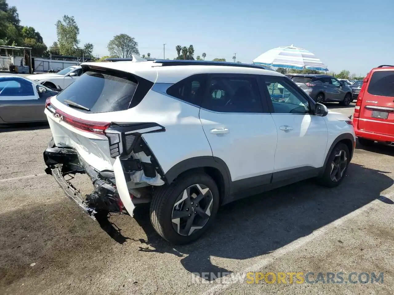 3 Photograph of a damaged car KNDER2AA9R7510656 KIA SELTOS 2024