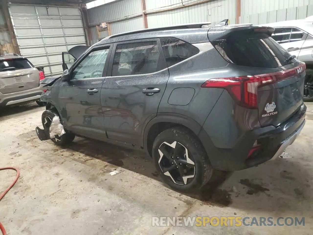2 Photograph of a damaged car KNDERCAA4R7574612 KIA SELTOS 2024