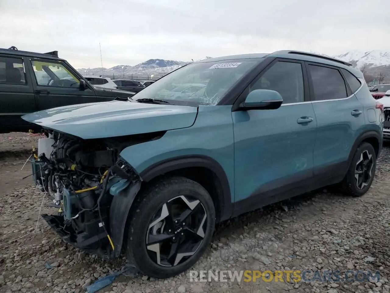 1 Photograph of a damaged car KNDERCAA5R7582556 KIA SELTOS 2024