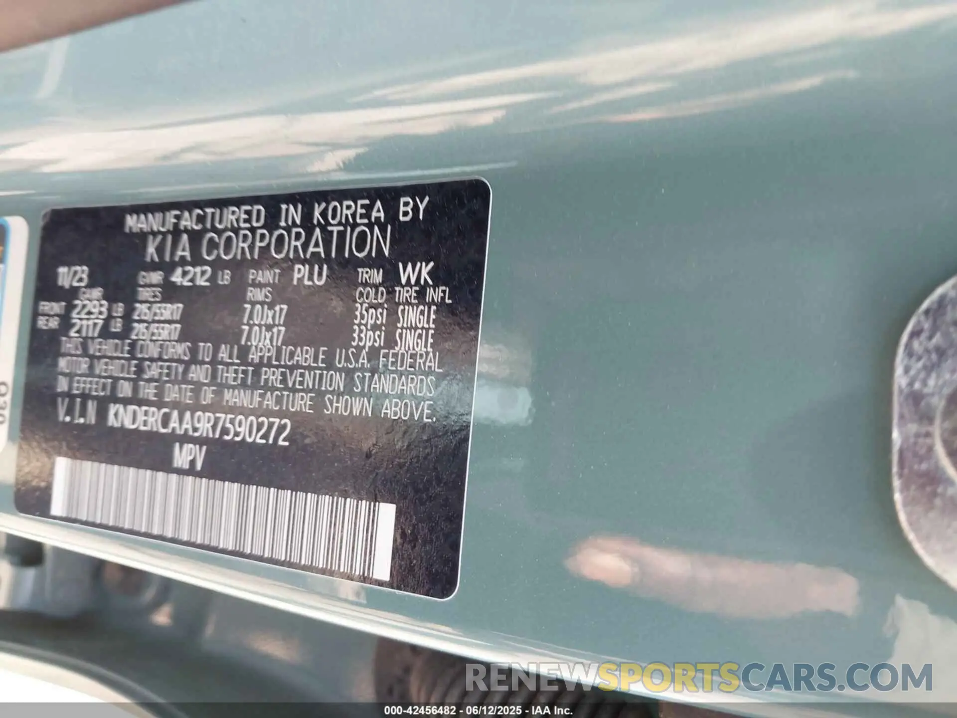 9 Фотография поврежденного автомобиля KNDERCAA9R7590272 KIA SELTOS 2024