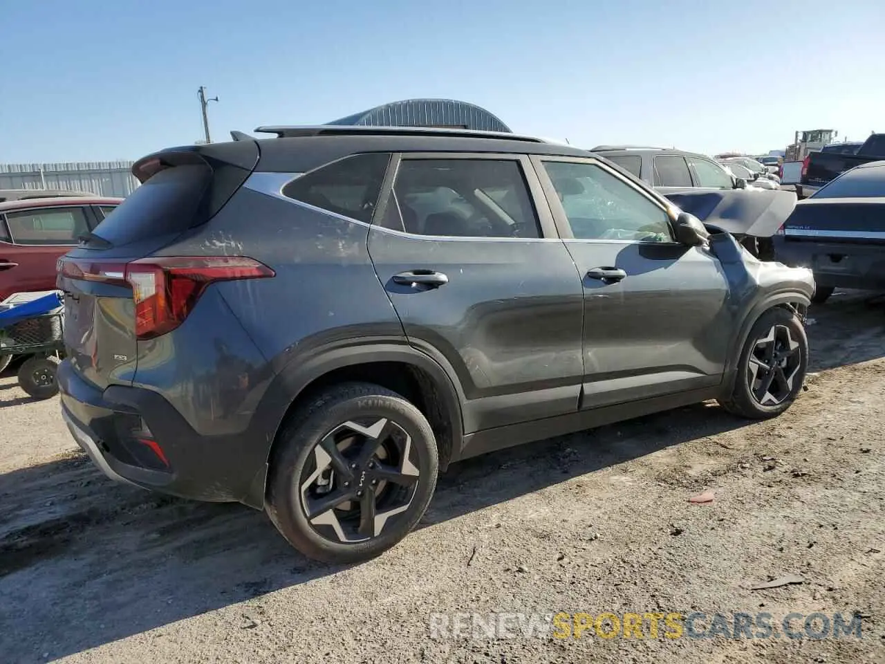 3 Photograph of a damaged car KNDERCAA9R7596895 KIA SELTOS 2024
