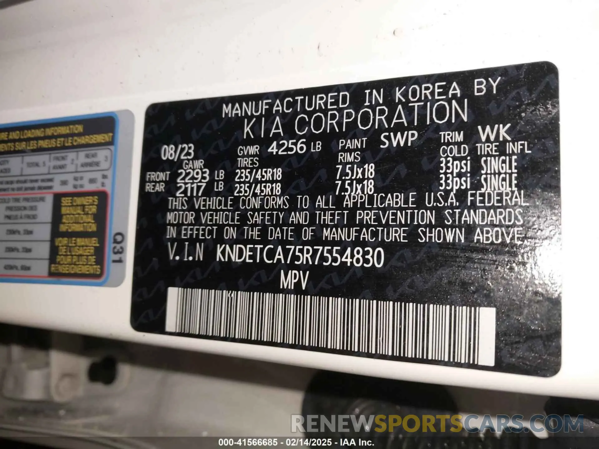 9 Фотография поврежденного автомобиля KNDETCA75R7554830 KIA SELTOS 2024