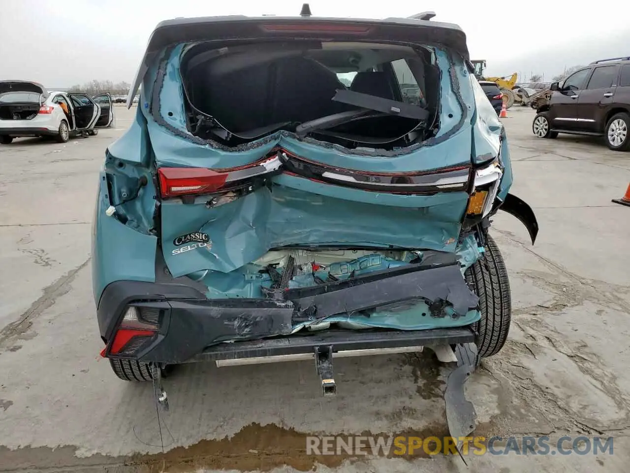 6 Photograph of a damaged car KNDETCA75R7583826 KIA SELTOS 2024