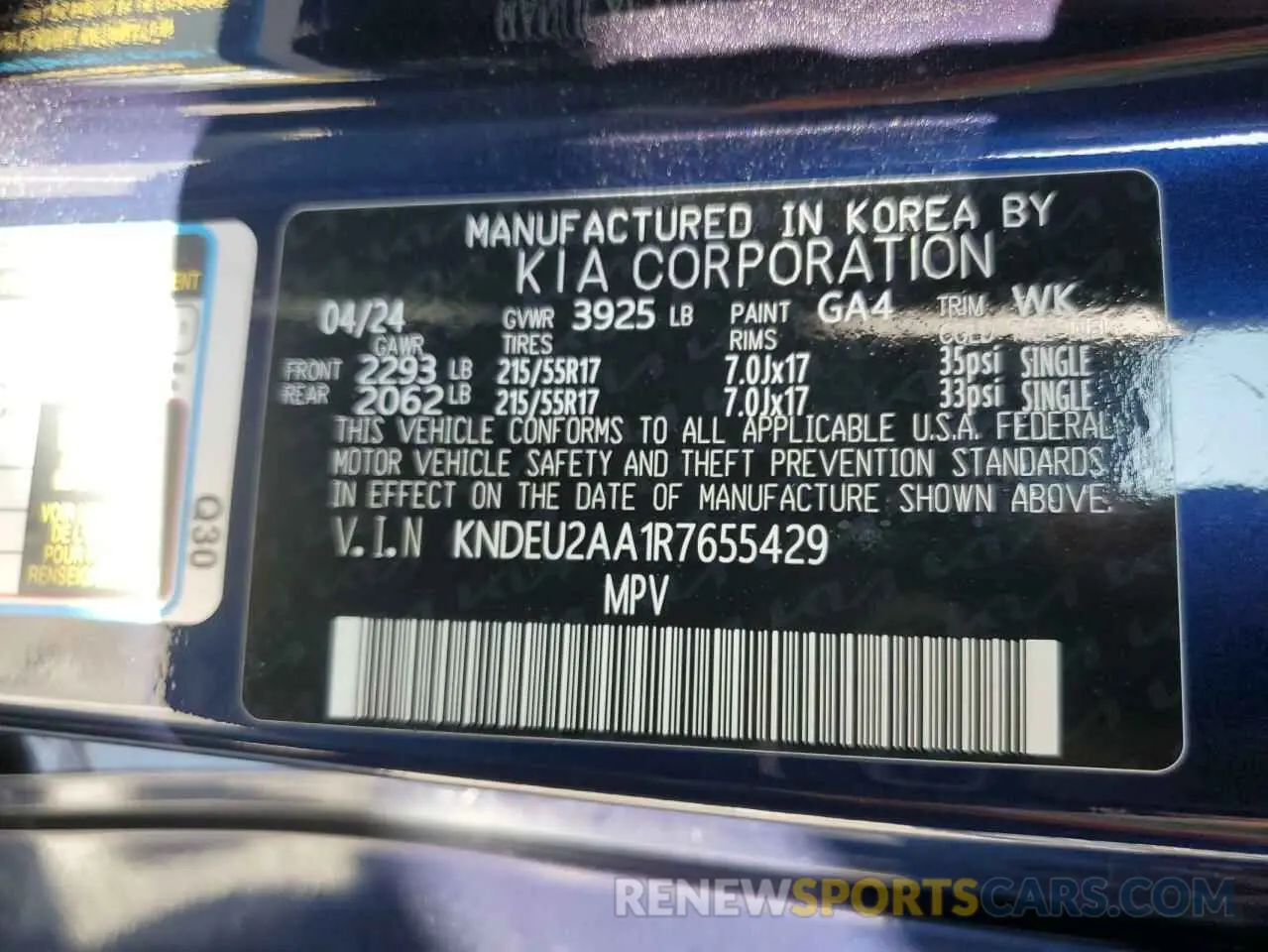 14 Фотография поврежденного автомобиля KNDEU2AA1R7655429 KIA SELTOS 2024