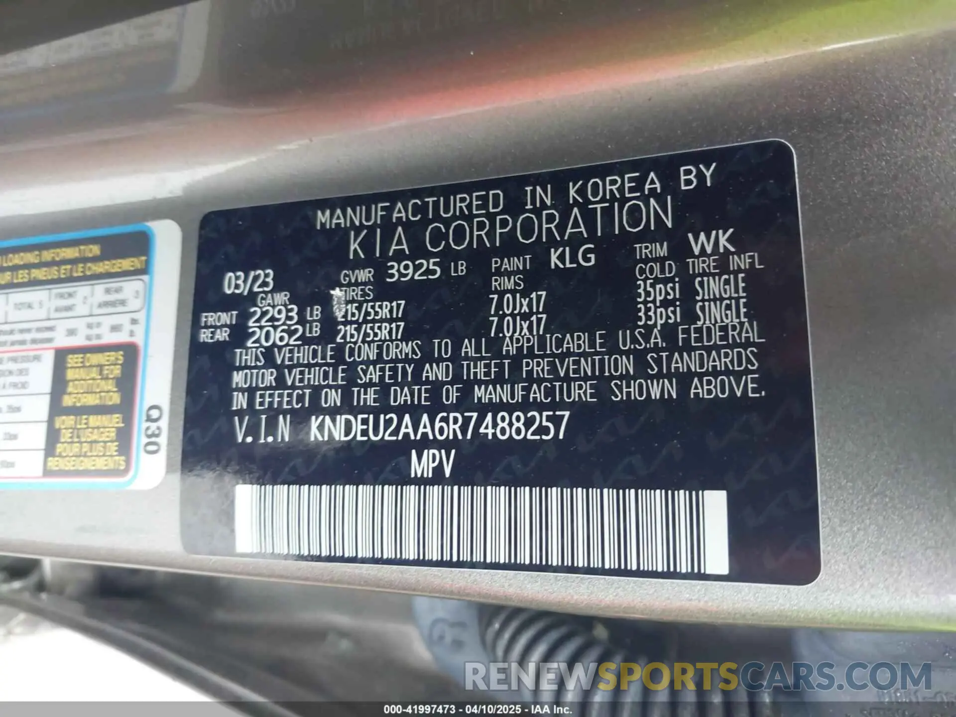 9 Фотография поврежденного автомобиля KNDEU2AA6R7488257 KIA SELTOS 2024