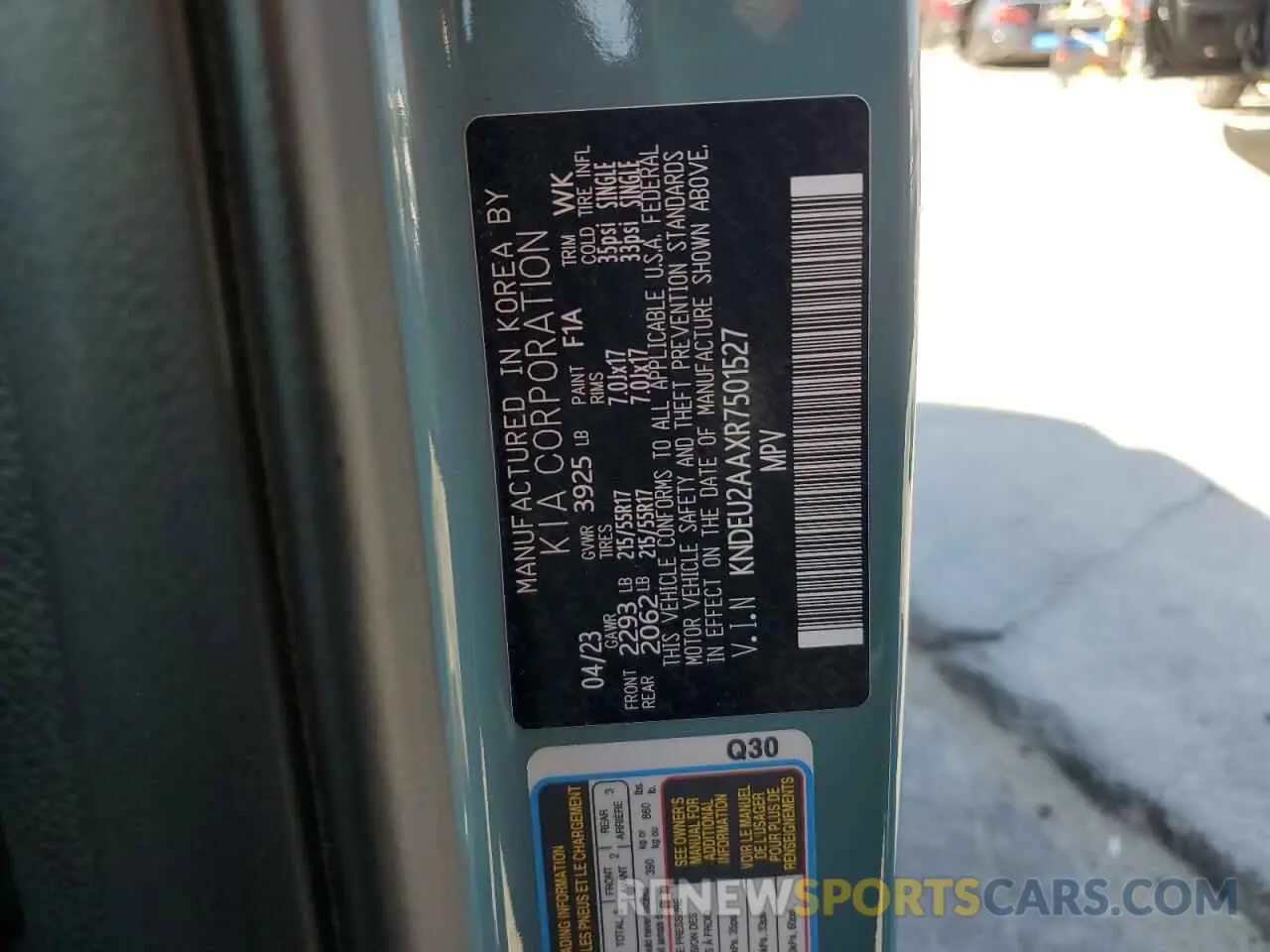 16 Photograph of a damaged car KNDEU2AAXR7501527 KIA SELTOS 2024