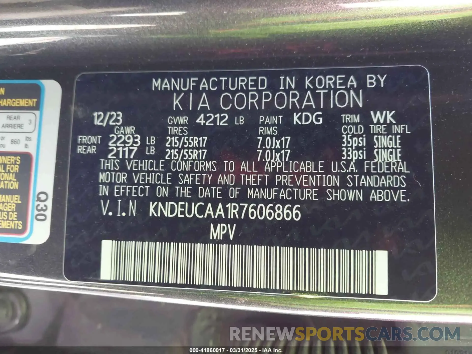 9 Фотография поврежденного автомобиля KNDEUCAA1R7606866 KIA SELTOS 2024