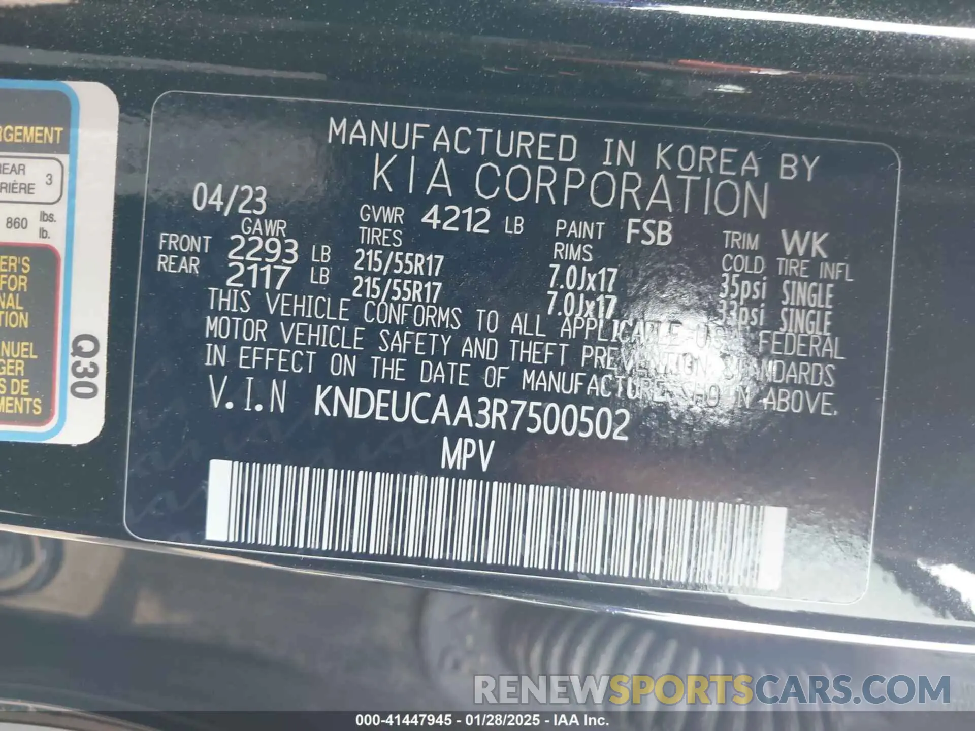 9 Фотография поврежденного автомобиля KNDEUCAA3R7500502 KIA SELTOS 2024
