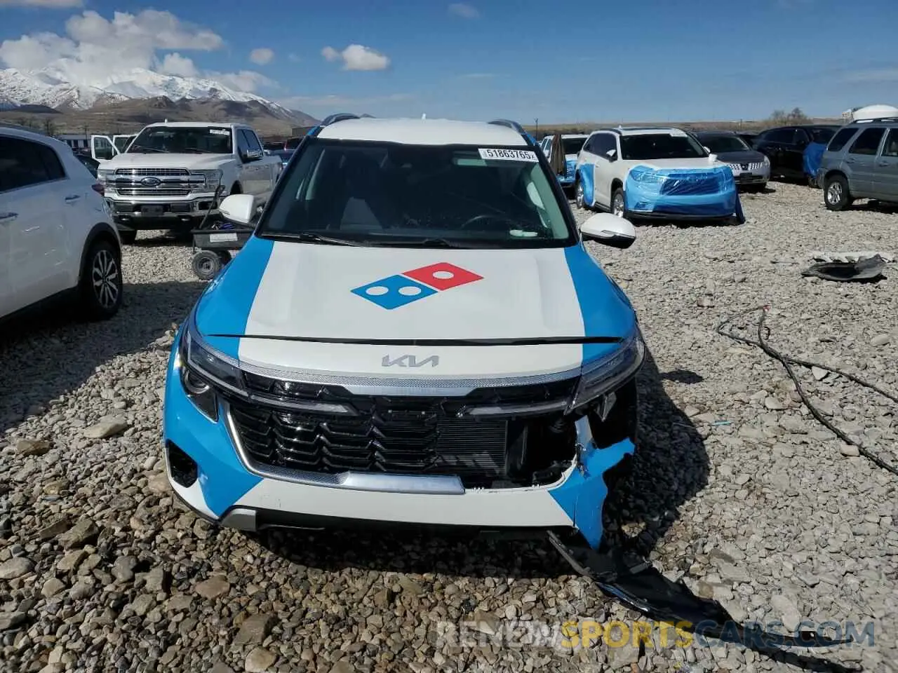 5 Photograph of a damaged car KNDEUCAA4R7585303 KIA SELTOS 2024