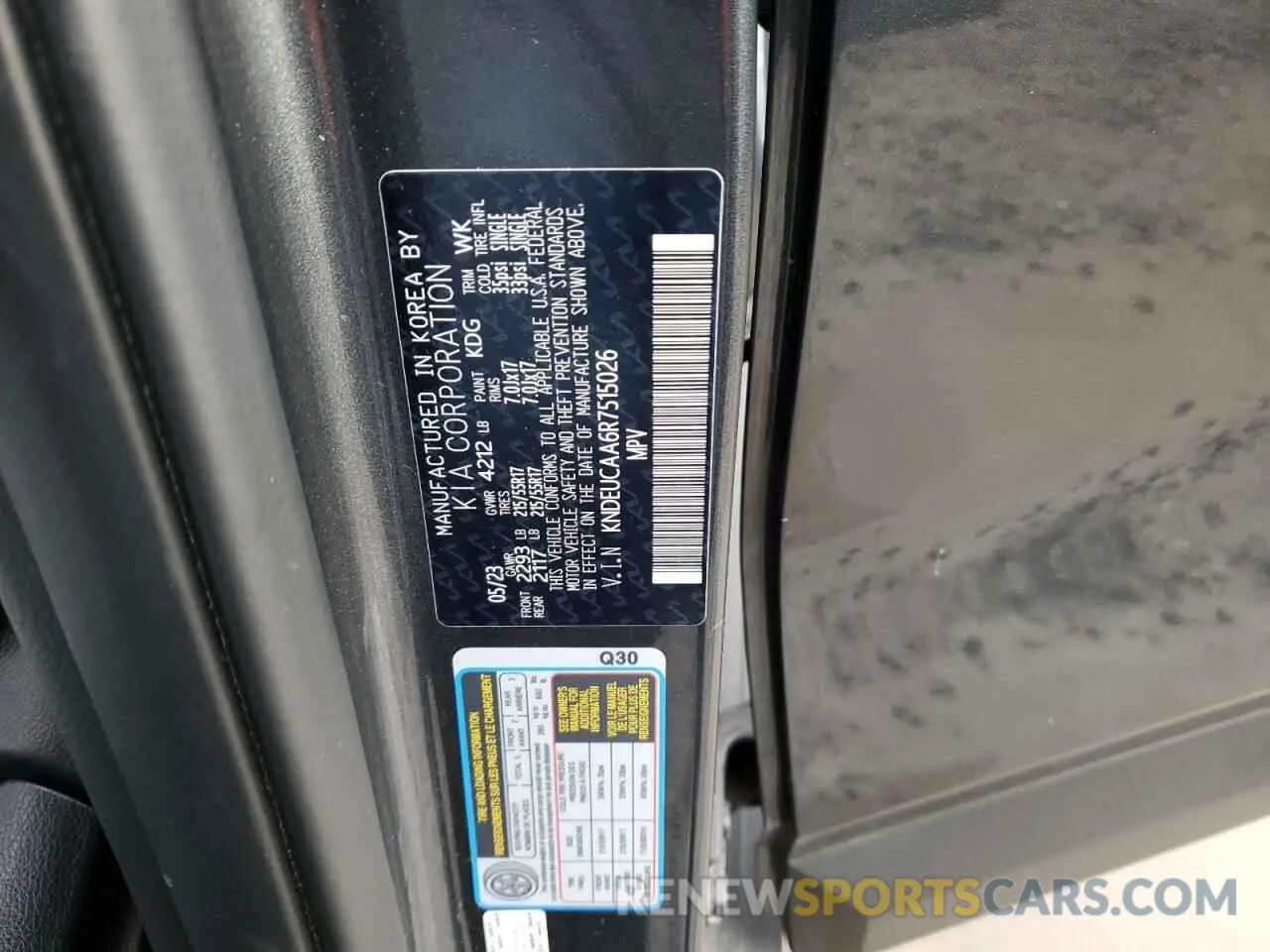 14 Фотография поврежденного автомобиля KNDEUCAA6R7515026 KIA SELTOS 2024