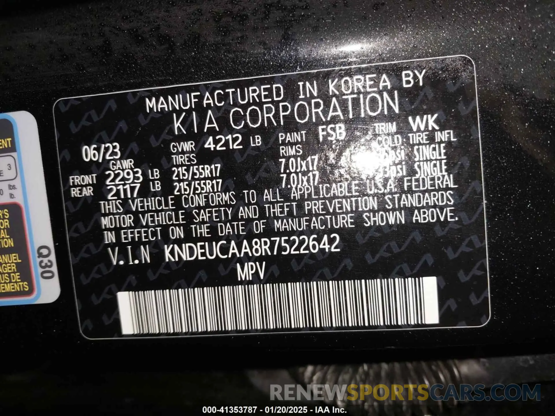 9 Фотография поврежденного автомобиля KNDEUCAA8R7522642 KIA SELTOS 2024