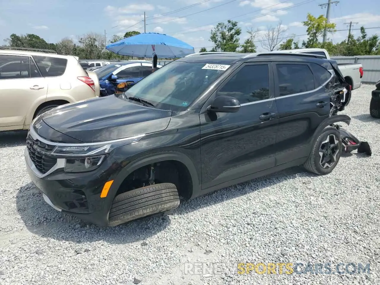 1 Photograph of a damaged car KNDER2AA8S7701233 KIA SELTOS 2025
