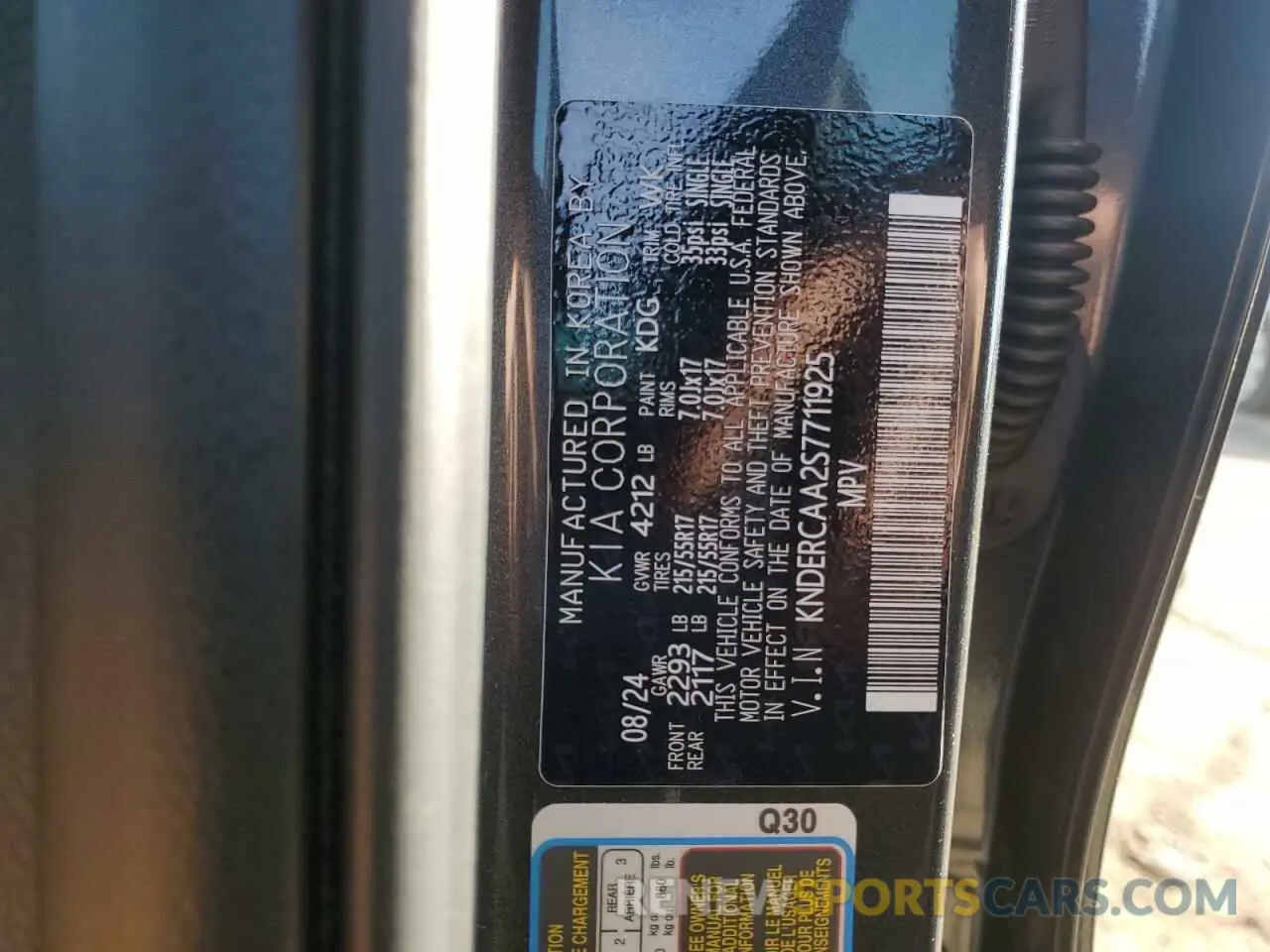 15 Photograph of a damaged car KNDERCAA2S7711925 KIA SELTOS 2025