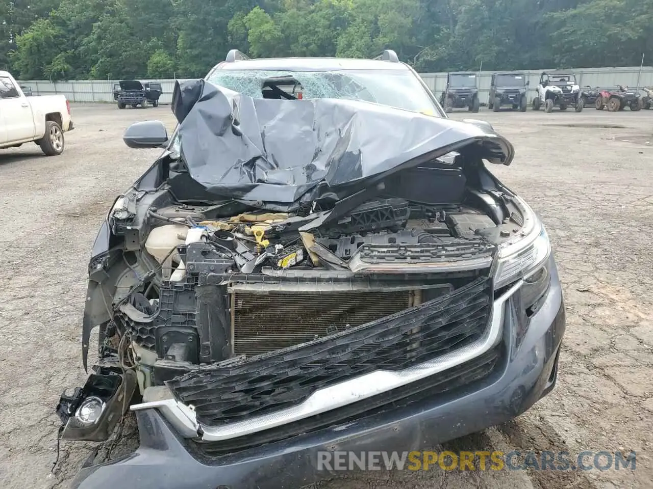 5 Photograph of a damaged car KNDEUCA22N7340910 KIA SELTOS NIG 2022